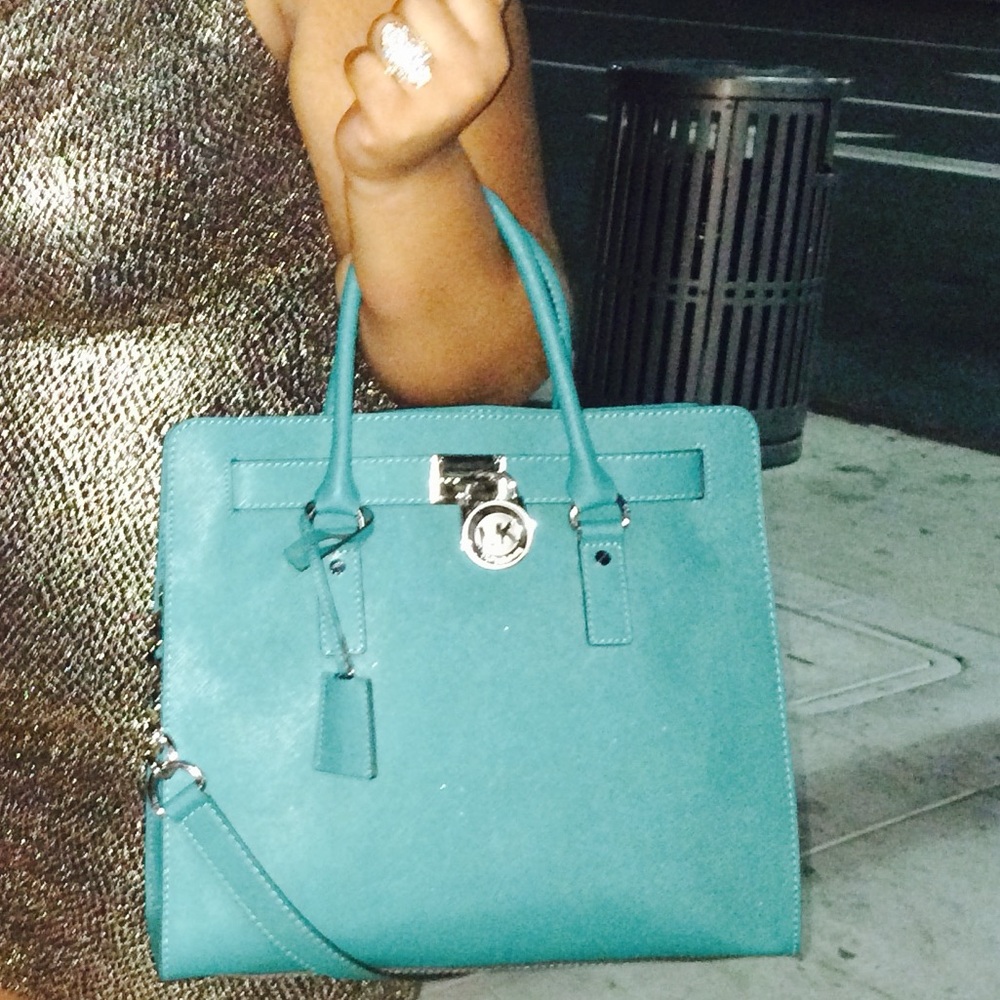 Michael Kors Teal Large Hamilton